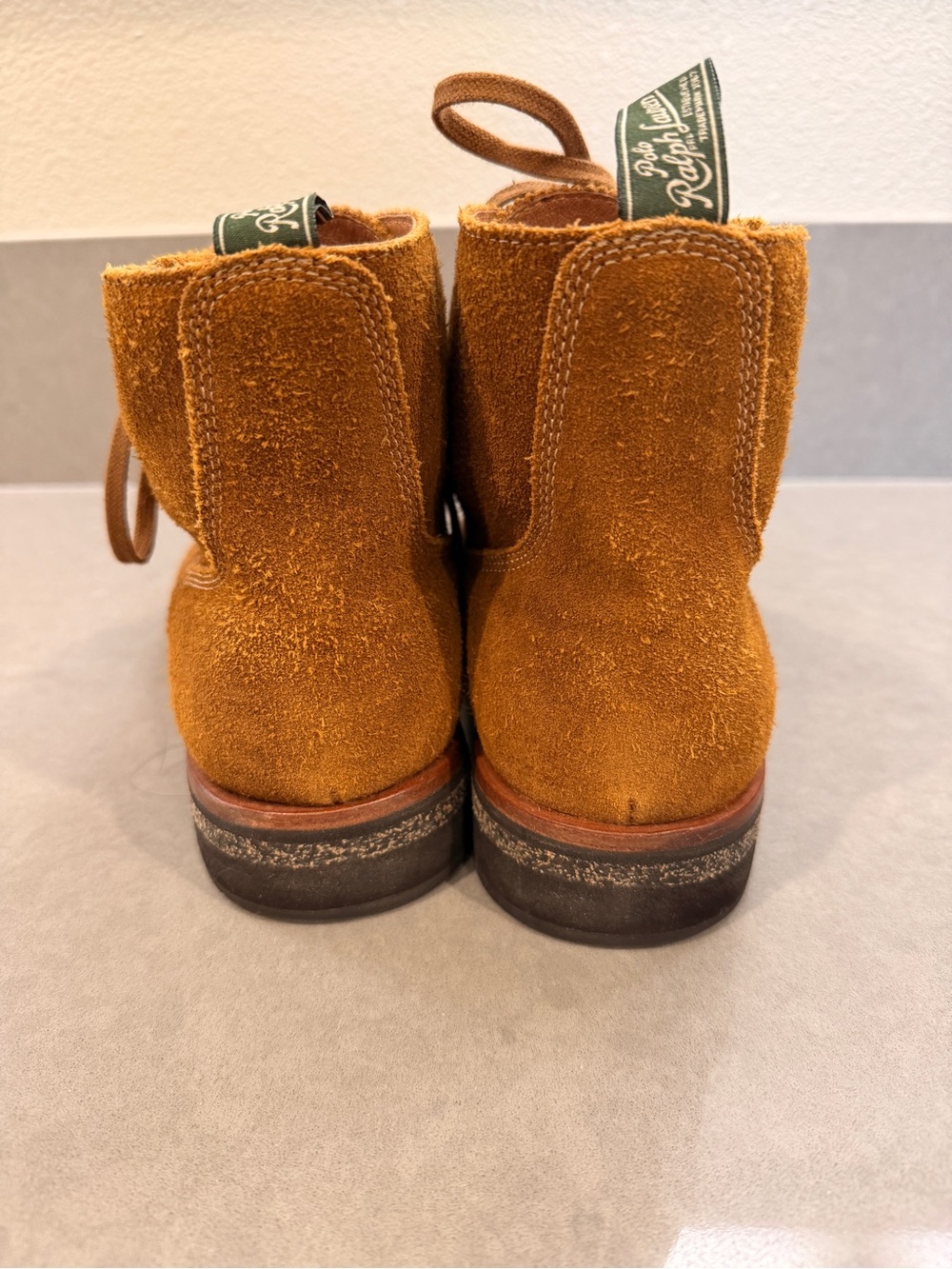 Ralph Lauren Polo Country Men’s Suede Boot - Picture 3 of 6
